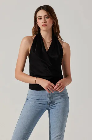Satin Halter Top