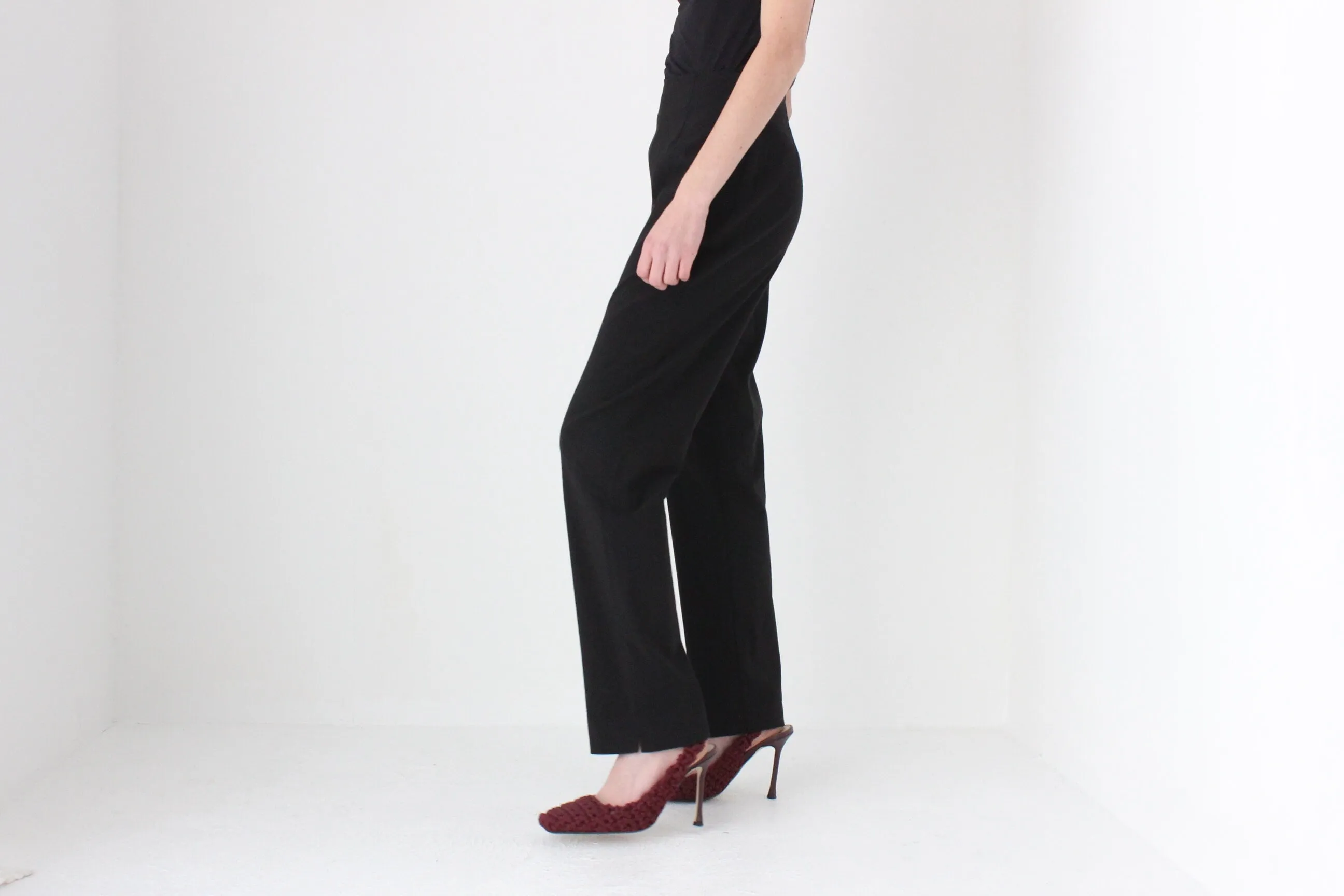 Sexy Y2K Lycra Blend Slim Fit Pants