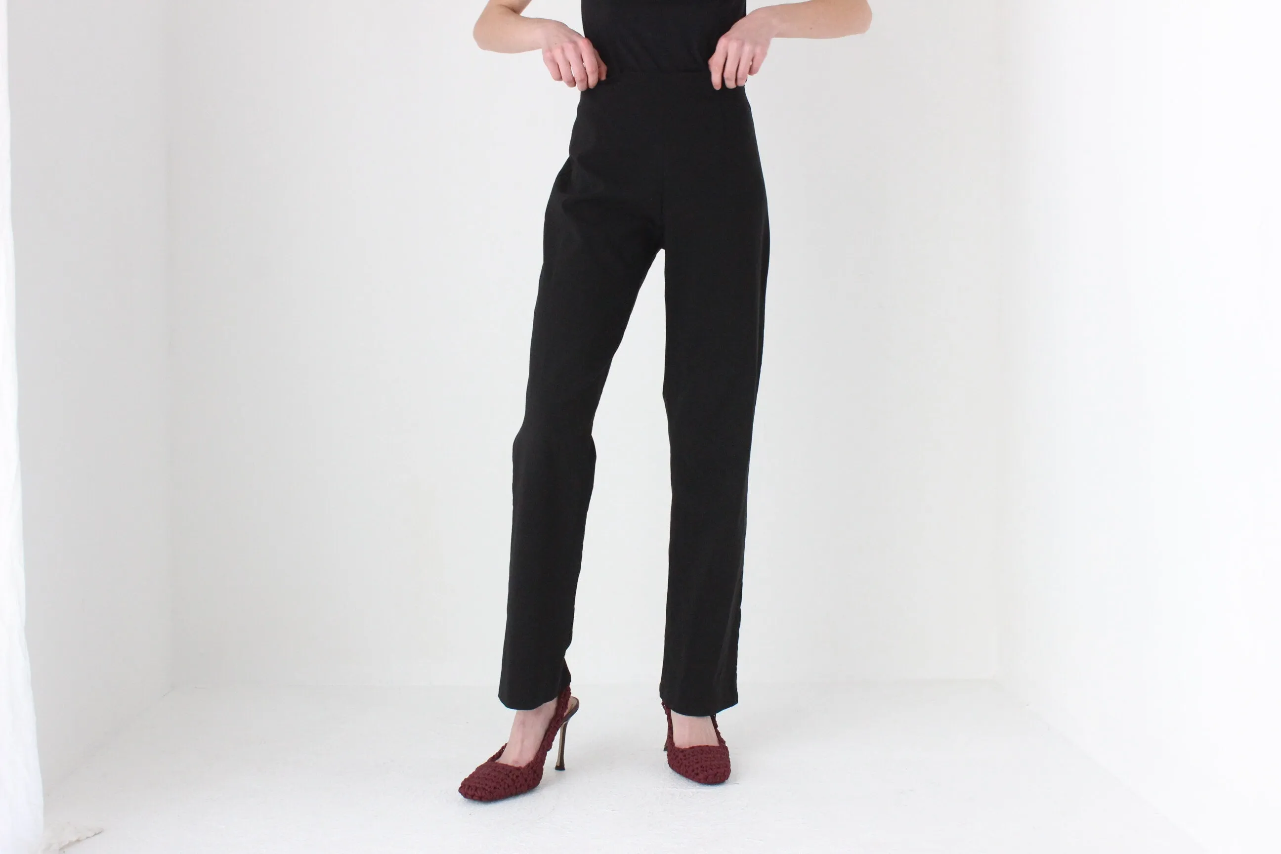Sexy Y2K Lycra Blend Slim Fit Pants