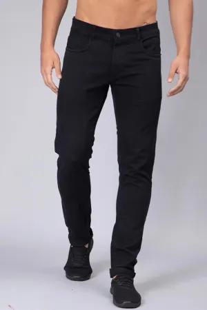 Slim Tapered Fit Z Black Premium Denim Jeans For Men