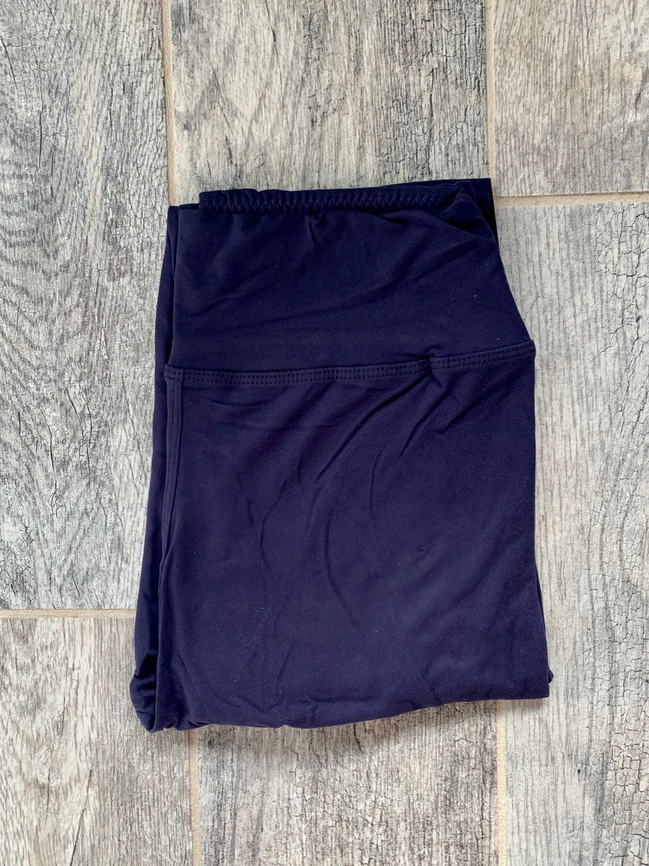 Solid Color 3” Yoga Waist Basic Leggings