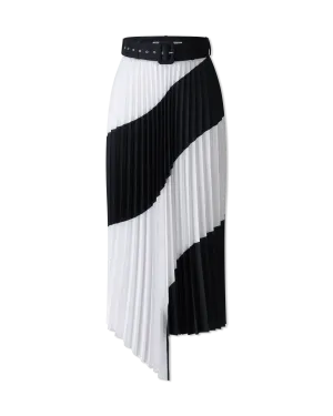 Spiral Plisse Skirt