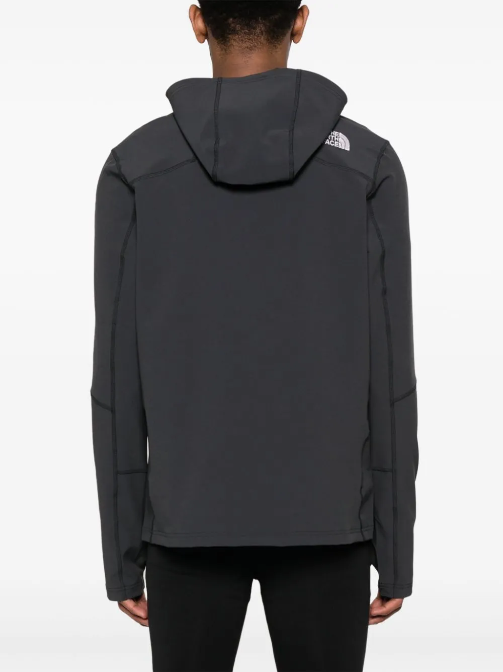 Tech 2000S logo-patch hoodie