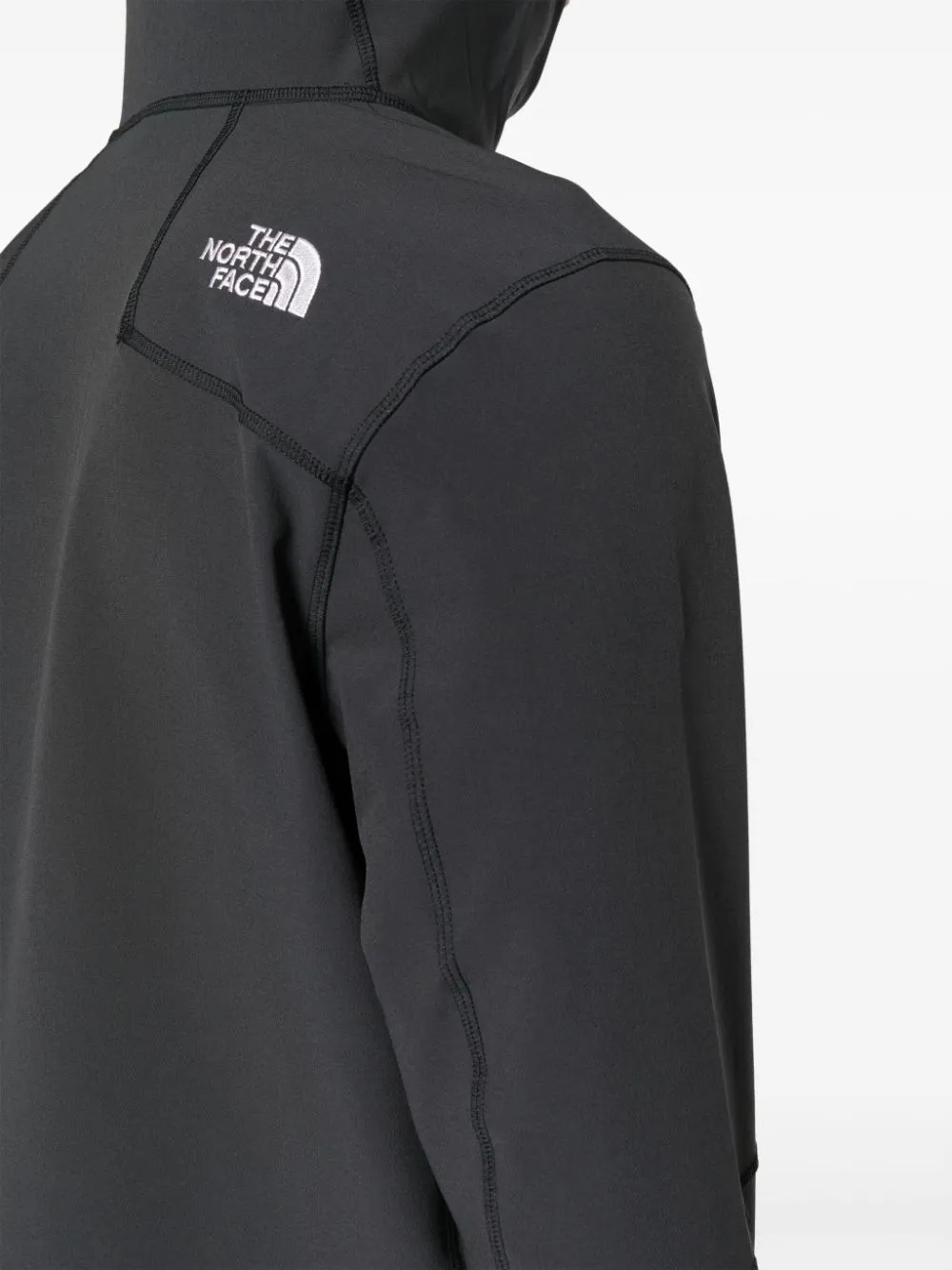 Tech 2000S logo-patch hoodie