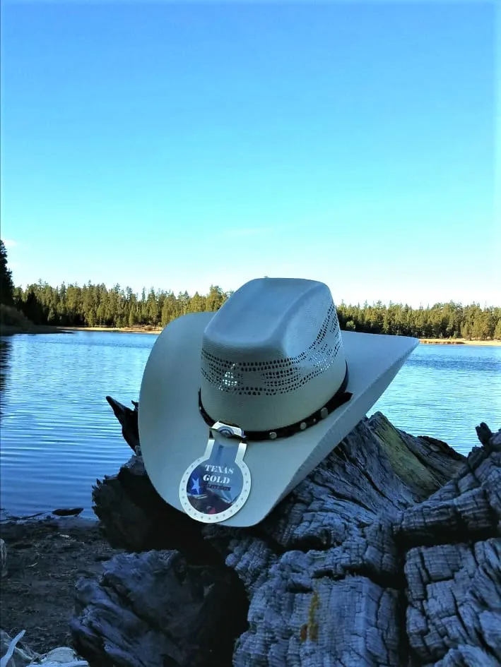 Texas Gold 8 Sec Bangora Cowboy Hat