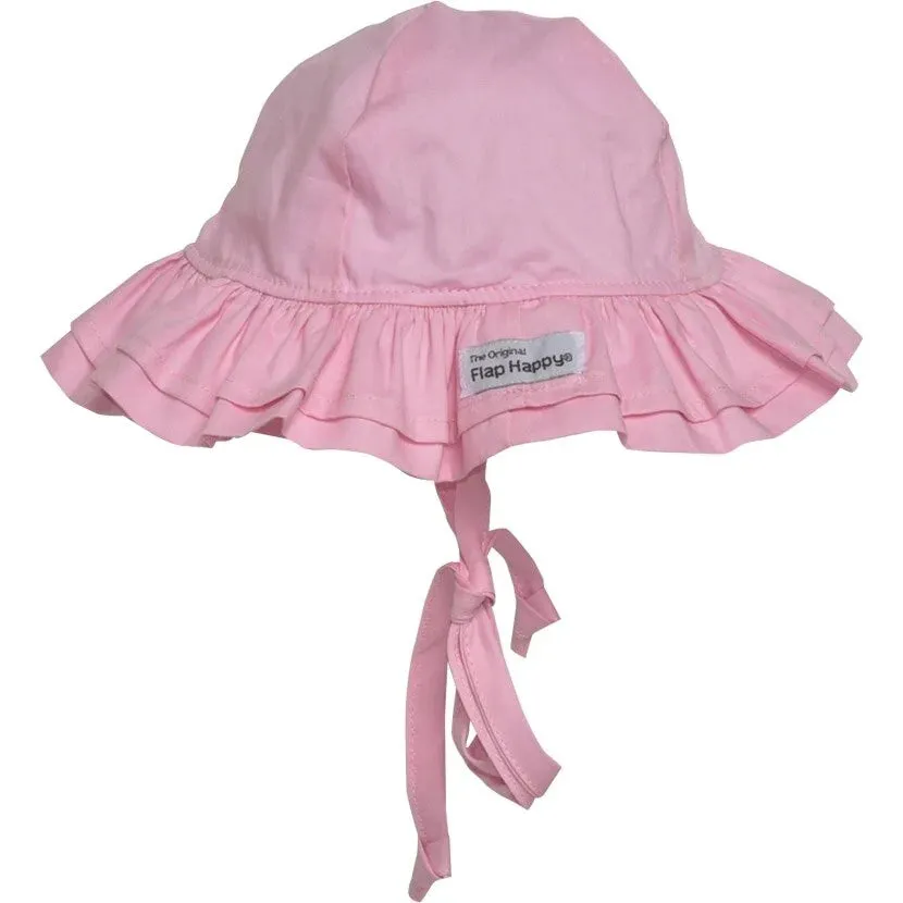 UPF50  Baby Double Ruffle Sun Hat