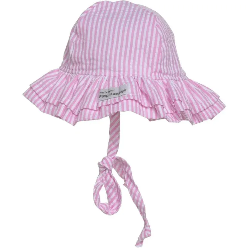 UPF50  Baby Double Ruffle Sun Hat