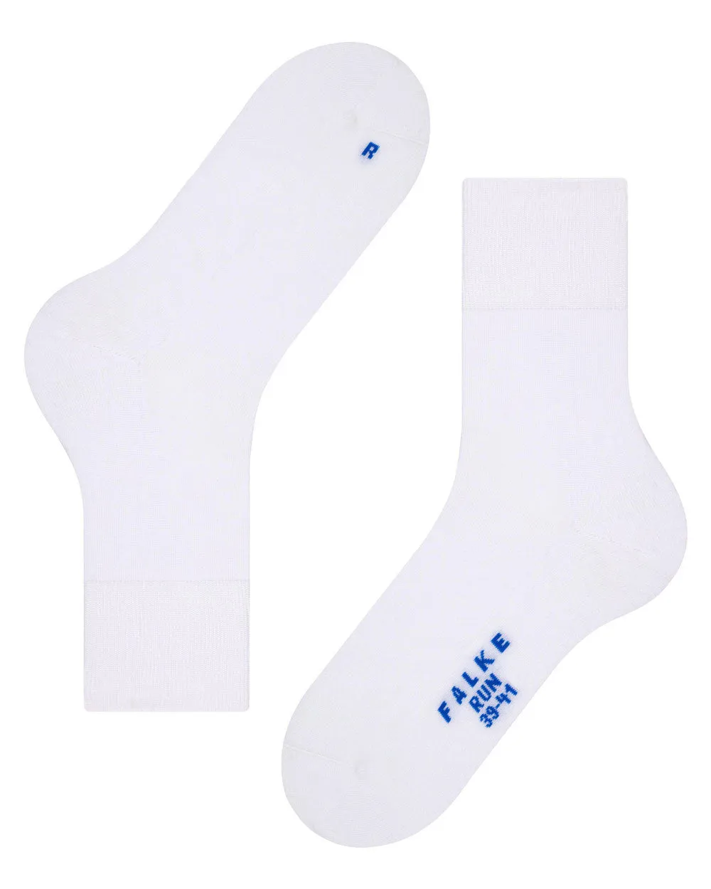 White Run Crew Socks