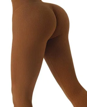 Wjczt Sexy Women Fitness Leggings Ribbed Sports Women Leggins Push Up Legging Sport Femme High Waist 2021