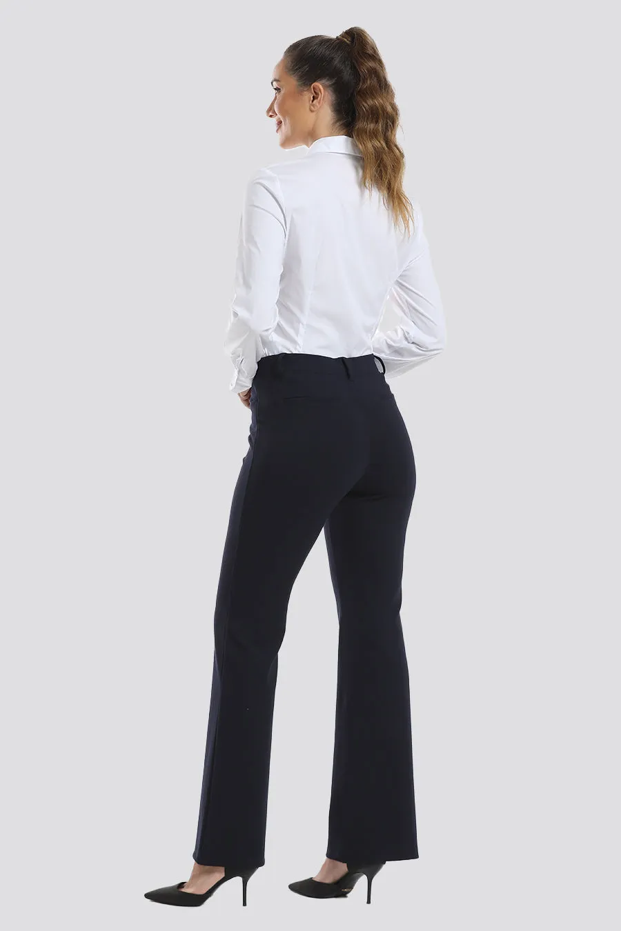 Women Business Casual Work Pants  | Bootcut 28''
