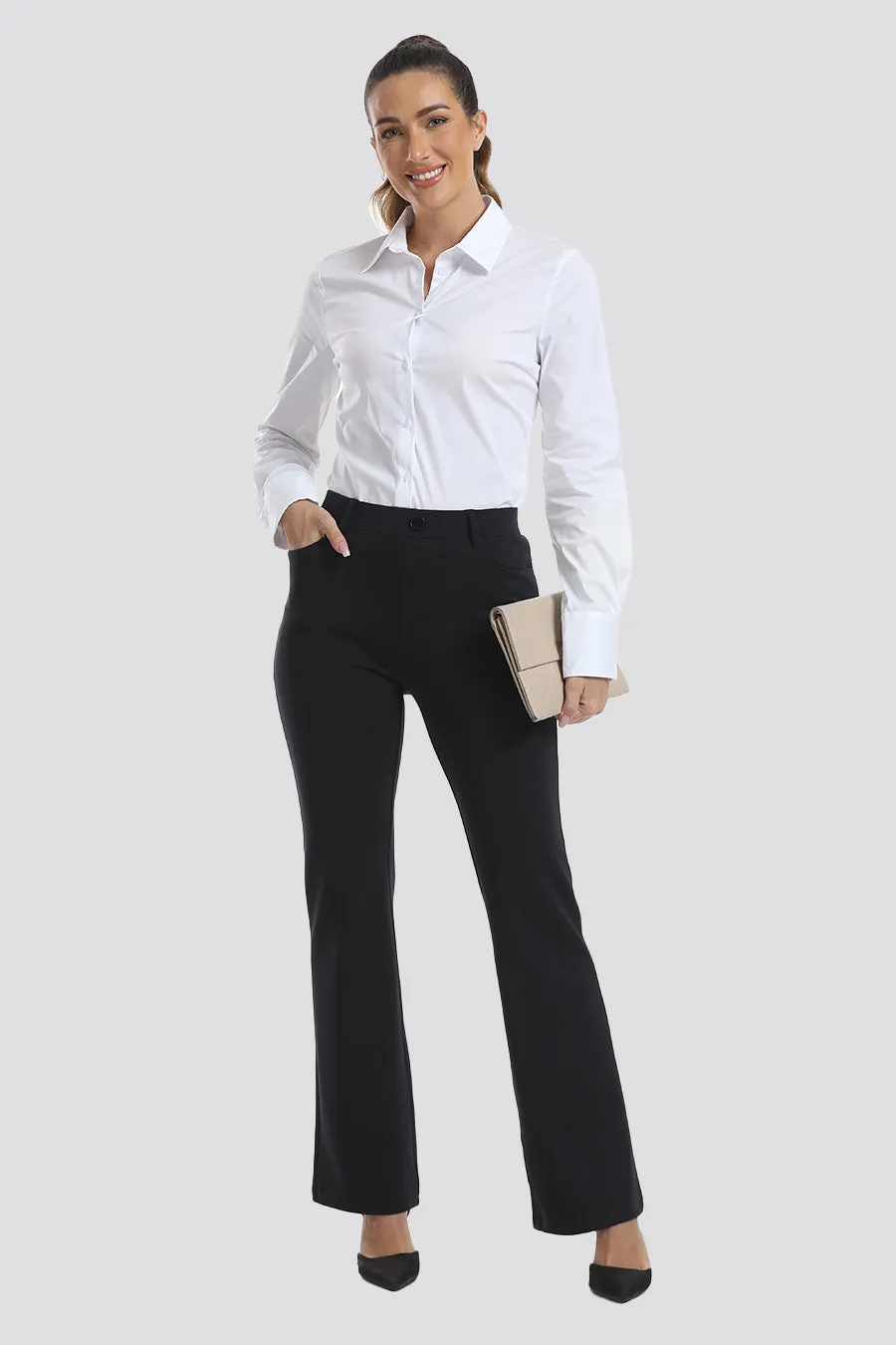 Women's Business Casual Work Pants  | Bootcut 28''