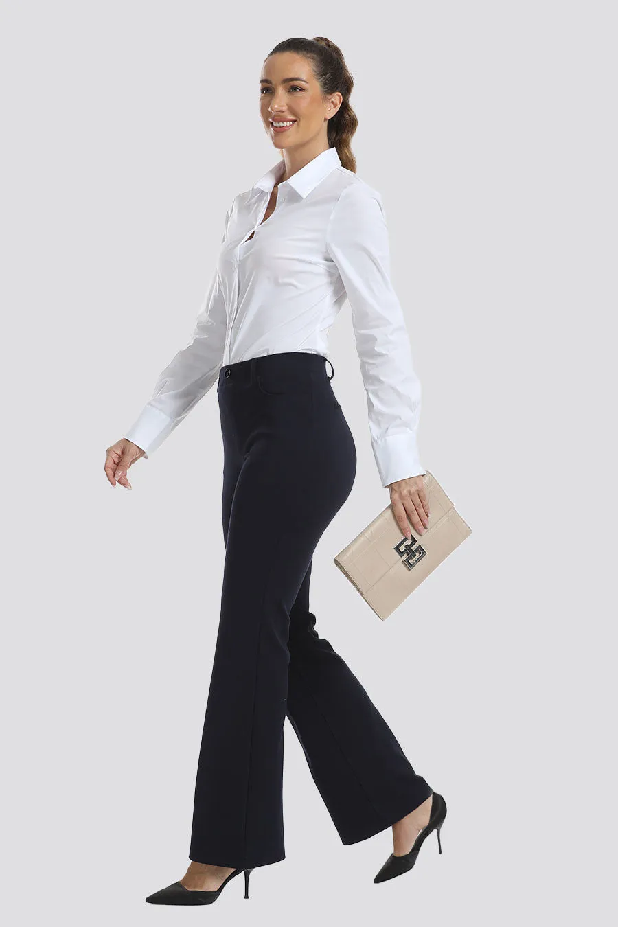 Women's Business Casual Work Pants  | Bootcut 28''
