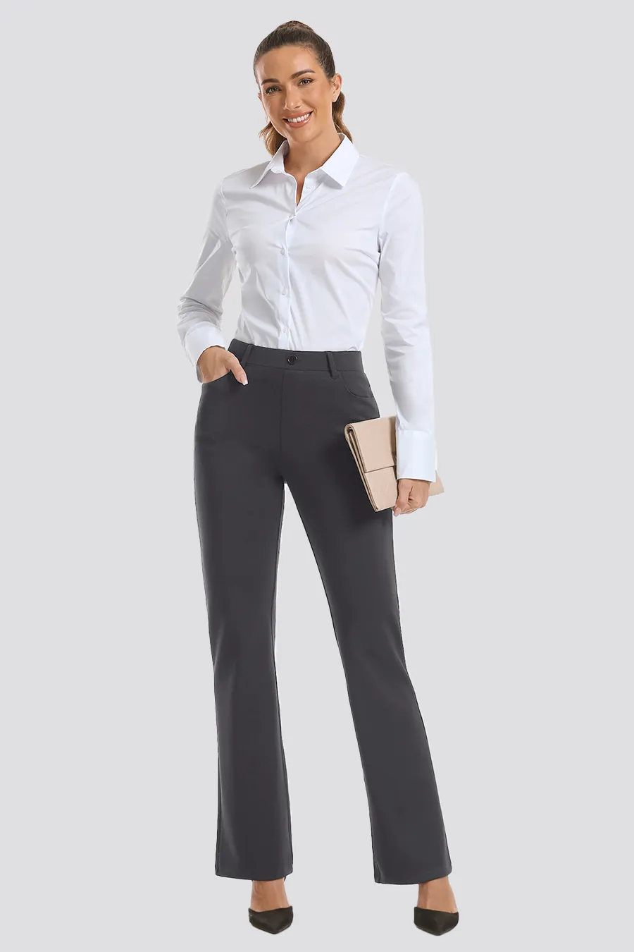 Women's Business Casual Work Pants  | Bootcut 28''