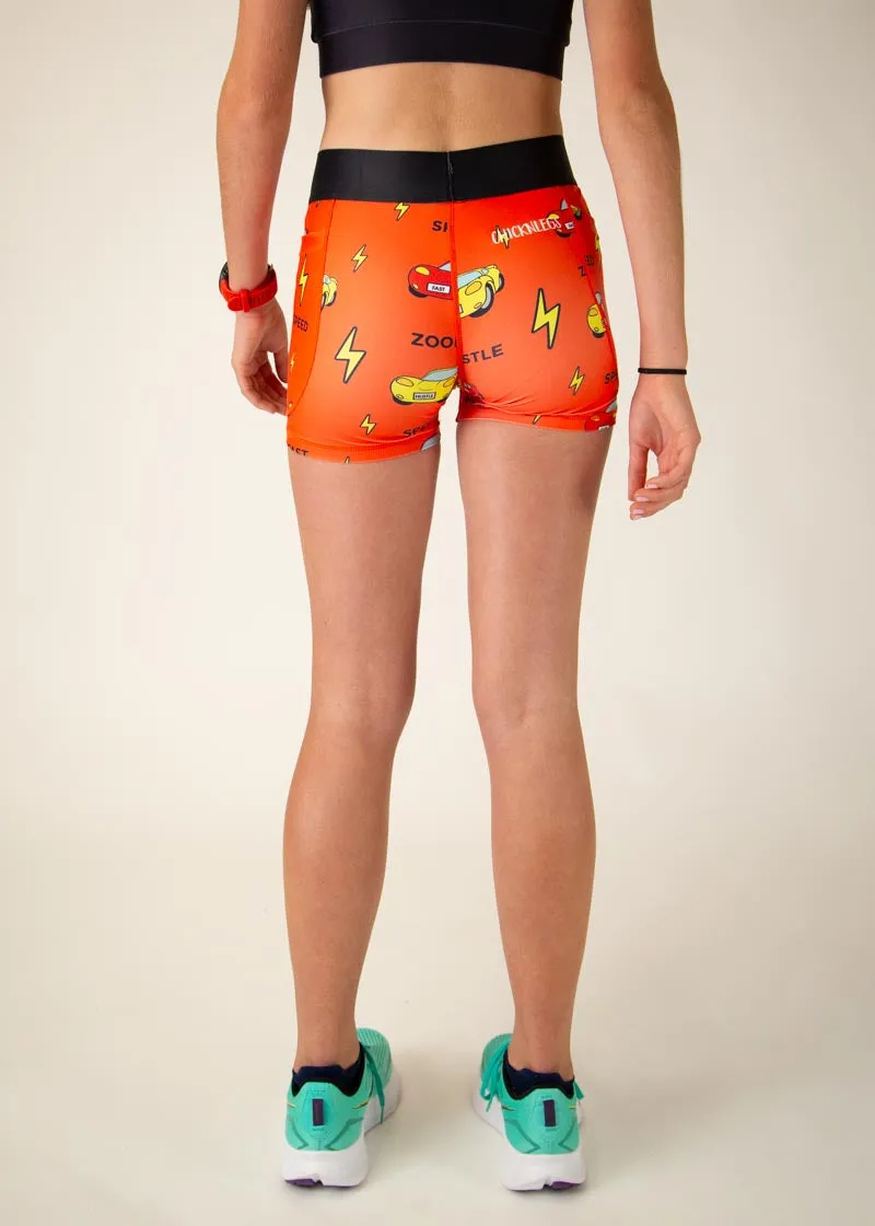 Women's Cars 3" Compression Shorts