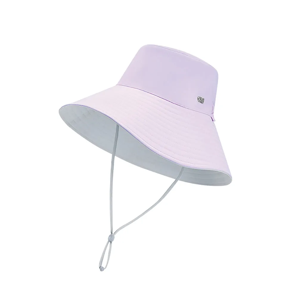 Women's Large Brim UV Protection  Reversible Double-Side-Wear Bucket Hat UPF 50 