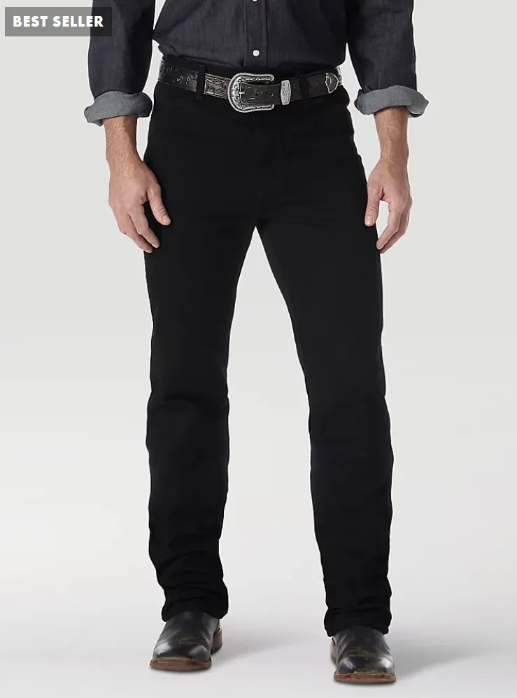 Wrangler Cowboy Cut Shadow Canyon Slim Fit Shadow Black Style 0936WBK